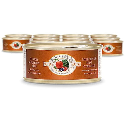 Fromm Turkey & Pumpkin Gourmet Cat Pate - Case of 12 Cans