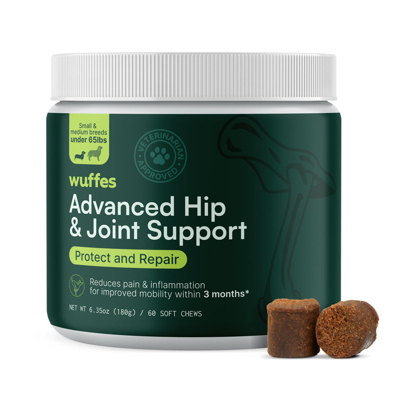 Wuffes Joint Health Chews for Small & Medium Dogs - 60 Ct